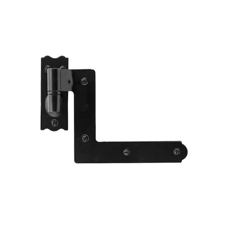 Delaney Hardware 2-1/8 in. Black Exterior Shutters Blind Hinge for Brick Siding 489100